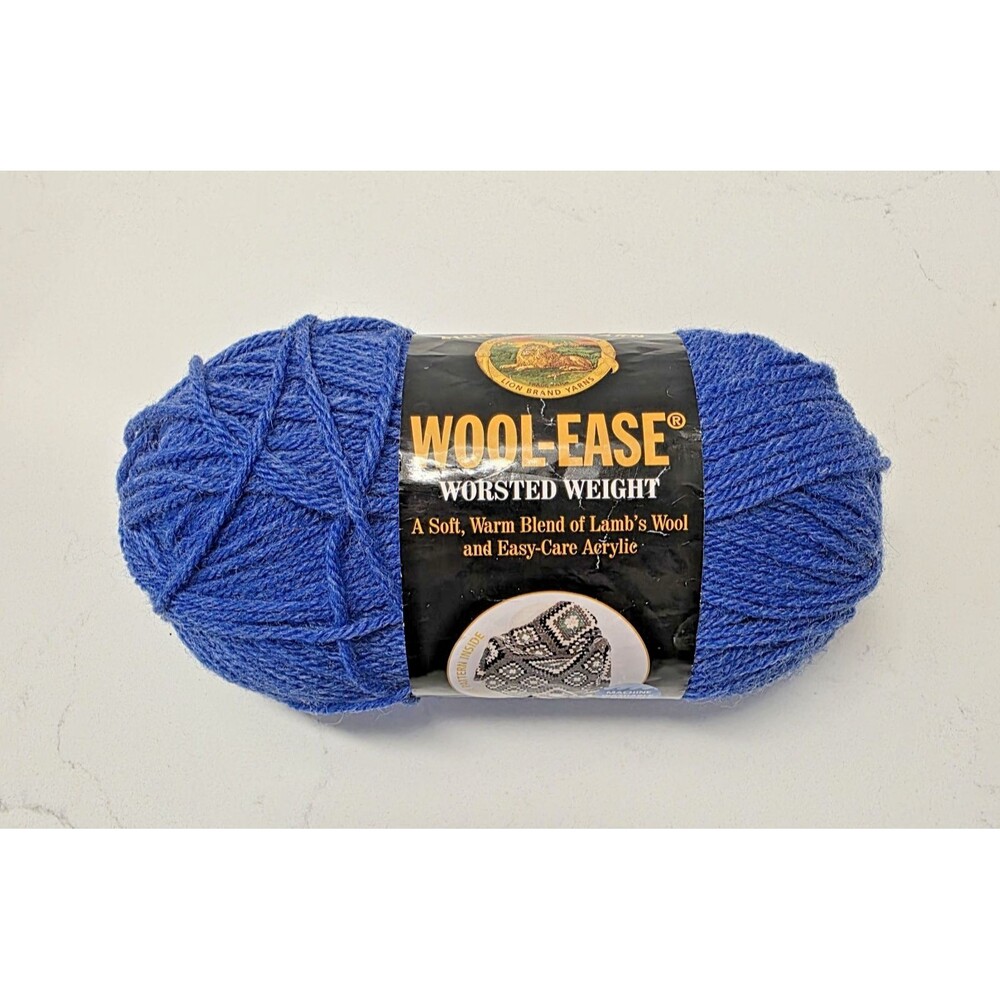 Lion Brand Wool Ease Yarn 620-107 Blue Heather 107 Lot 38445 Discontinued 2020
